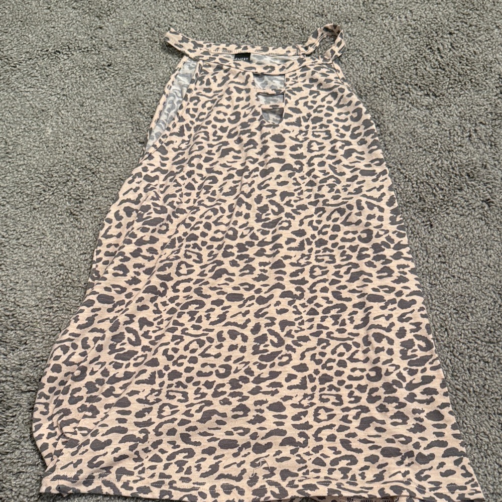Leopard Print Tank Top